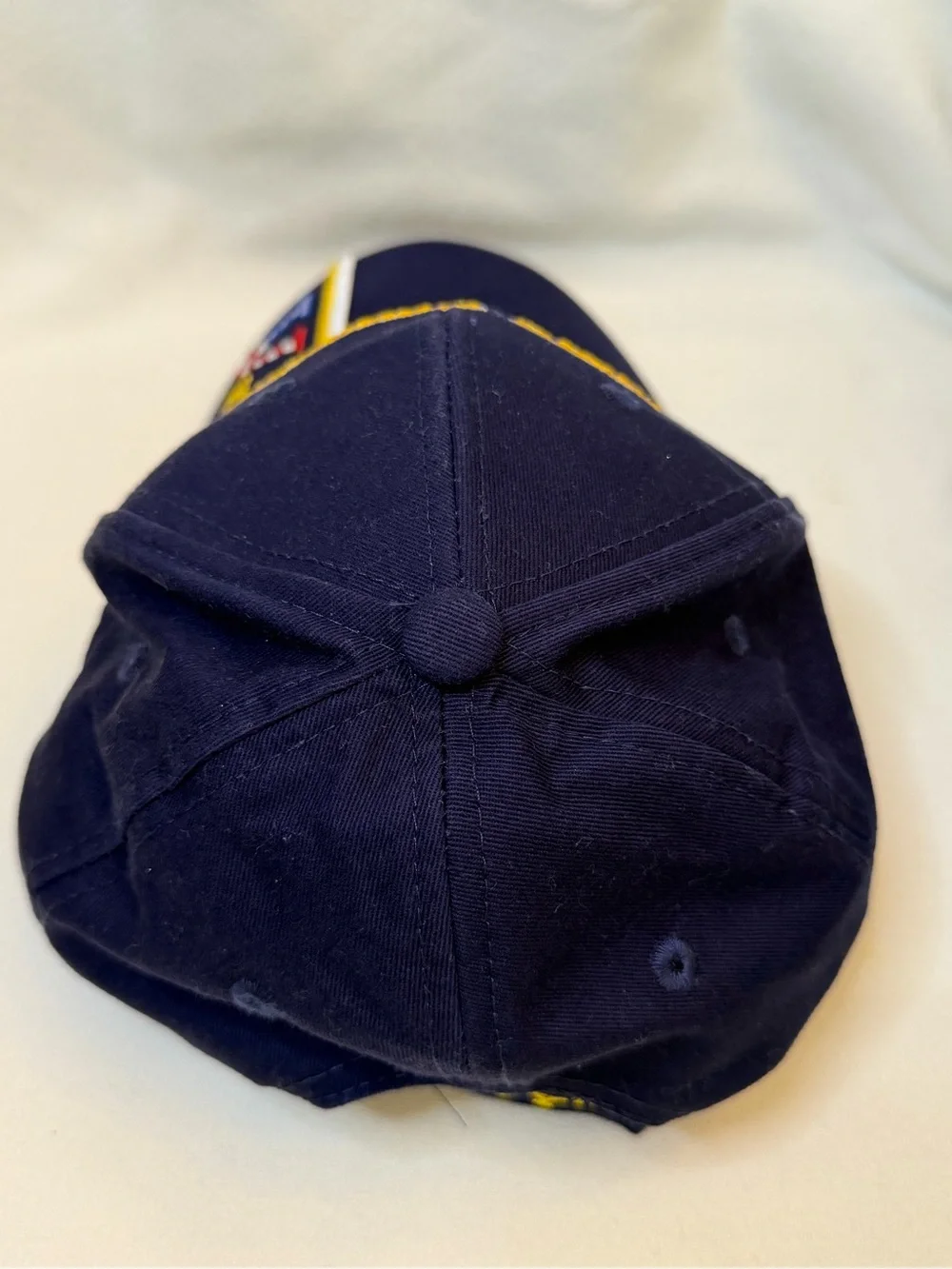 US Navy Veteran Embroidered Blue Adjustable Hat Ball Cap